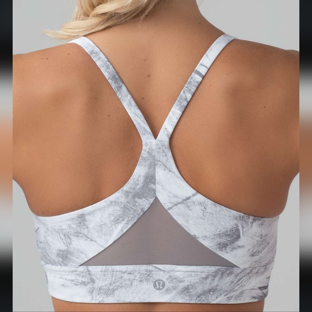 LULULEMON NWOT Train Times Bra - White (4) - Picture 3 of 6